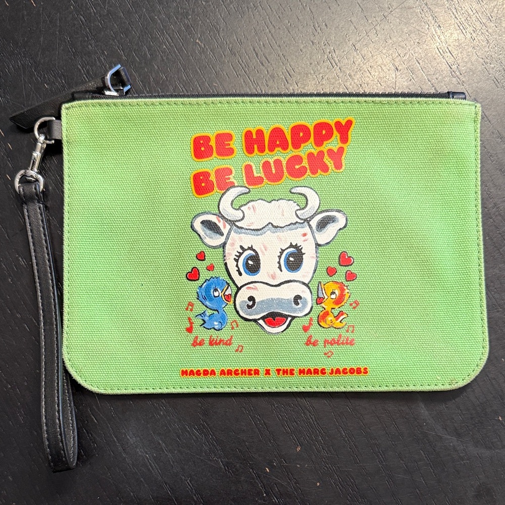 Marc Jacobs x Magda Archer Green Wristlet